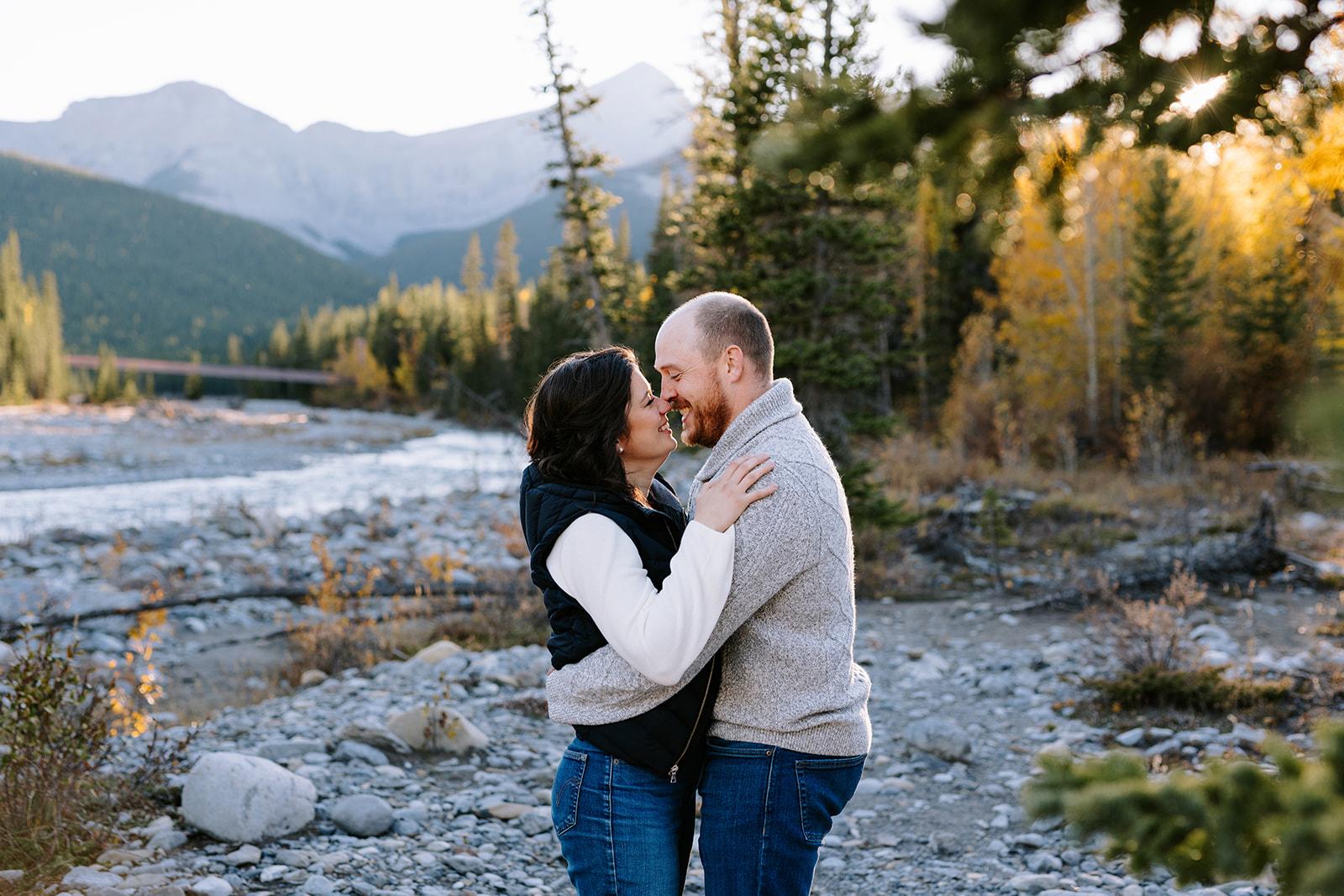 Nicole & Peter | Fall Kananaskis Country Engagement Session