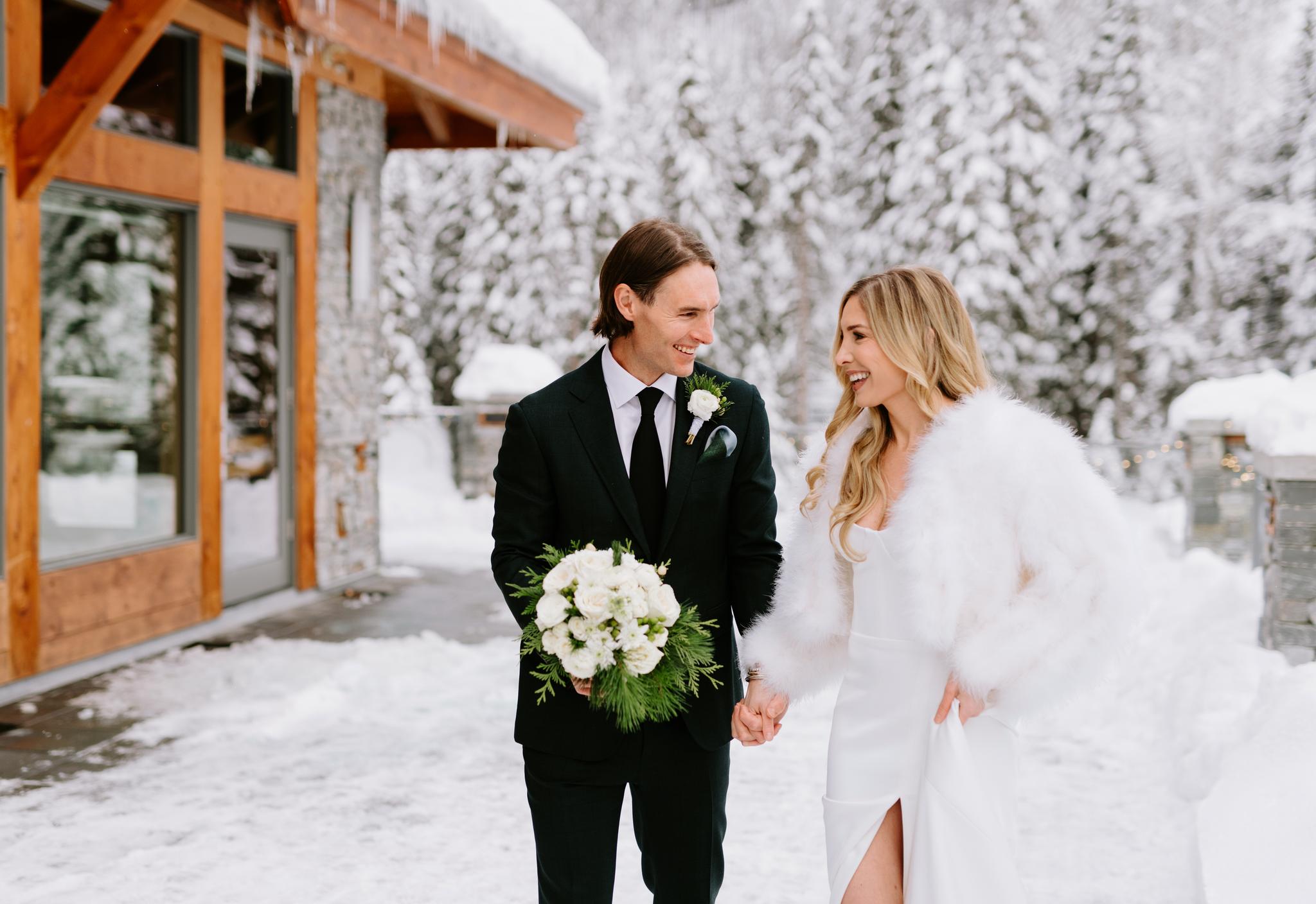 Gillian & Coleman | Panorama Winter Wedding