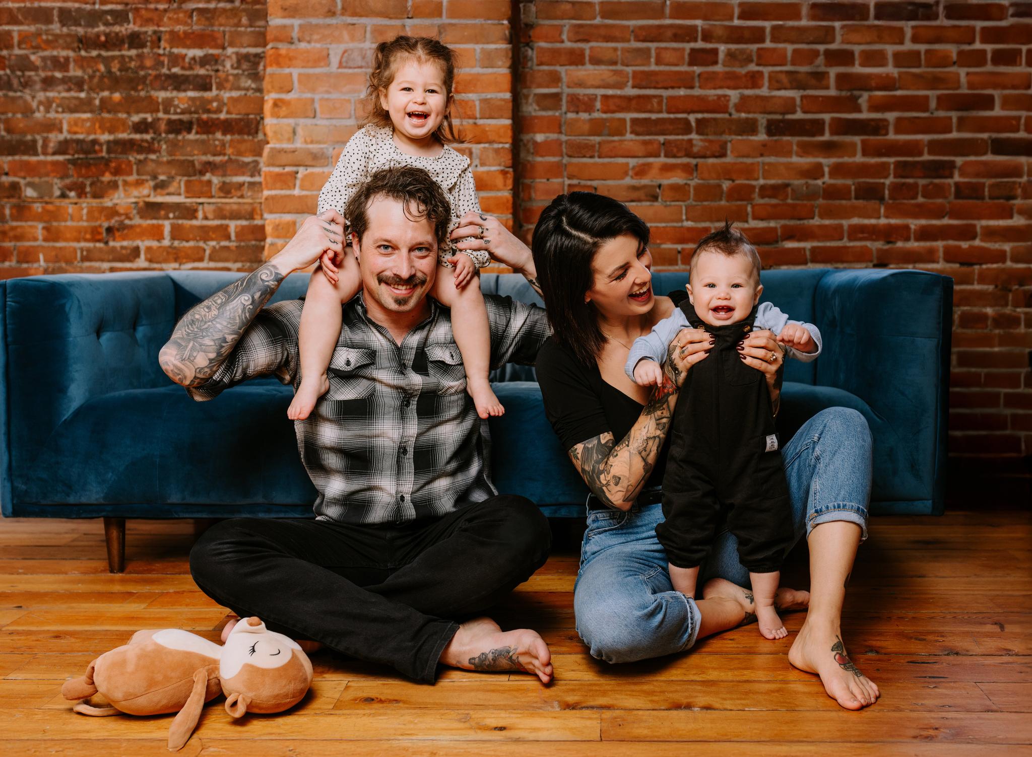 First Birthday Family Session and Cake Smash