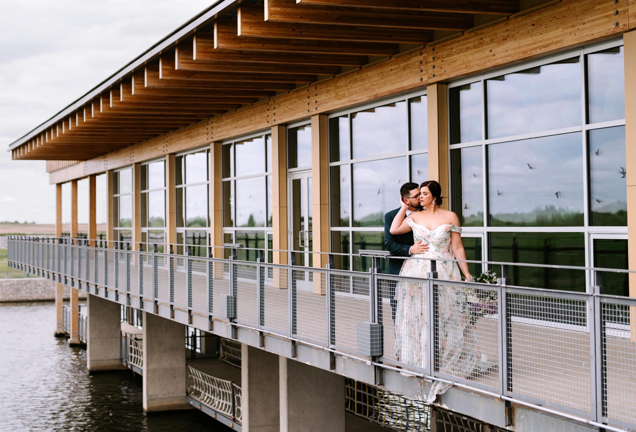 Logan & Brina | Ralph Klein Park Wedding, Calgary, AB