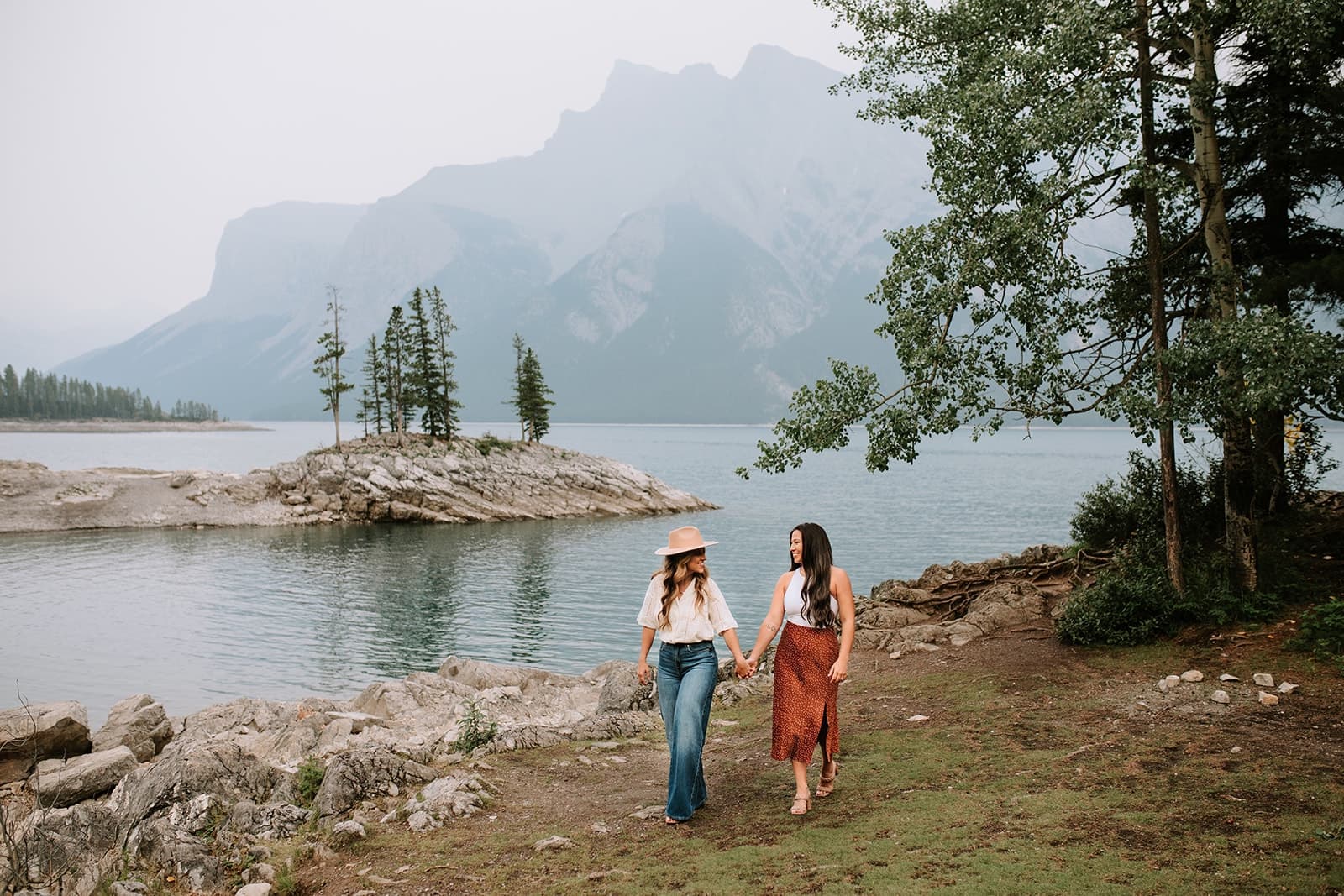 Megan & Jenna | Banff Engagement Session